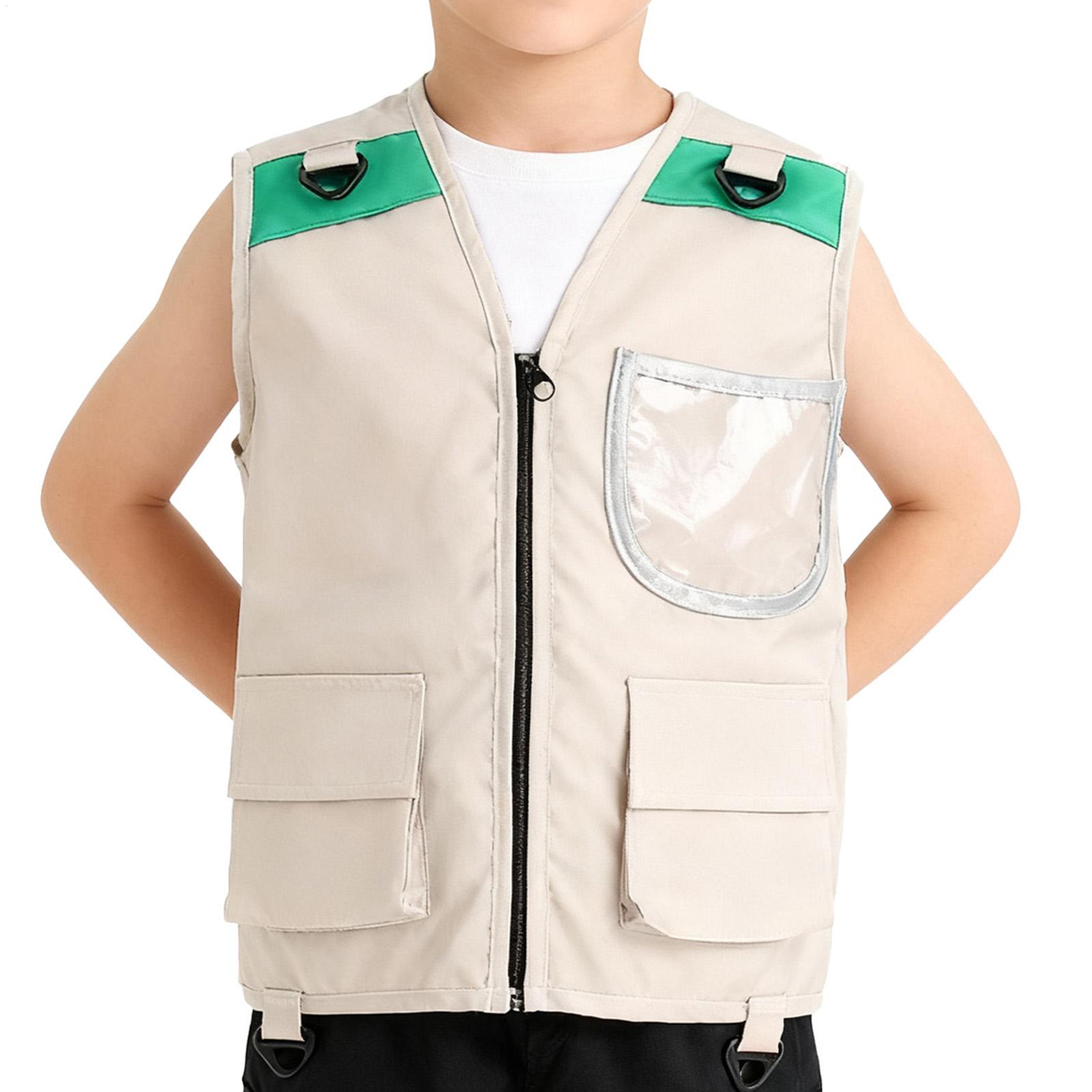 Outdoor Adventure Kids - Kamizelka Przygodnicza dla Dzieci, Strój Safari,