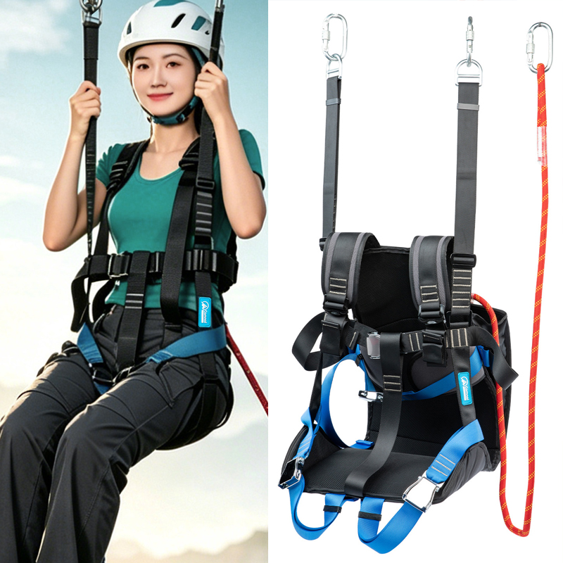 Outdoor Adventure Ziplines & Waterfall - Siedzisko zabezpieczające do zipline na dużych