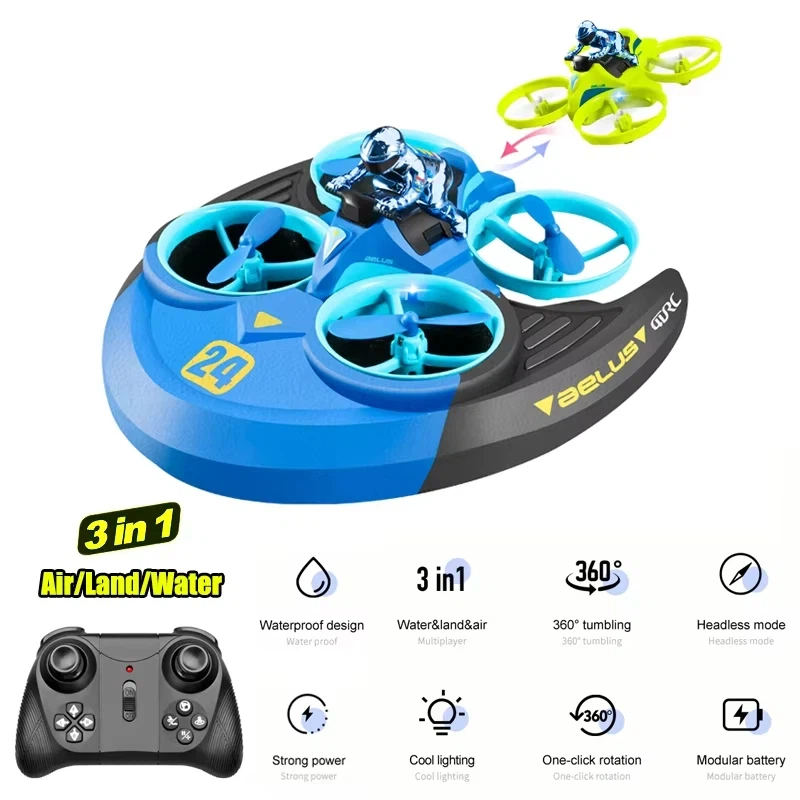 Samolot RC 3w1 Lądowo-Powietrz – Outdoor Adventure Toys For Kids recenzja i cena