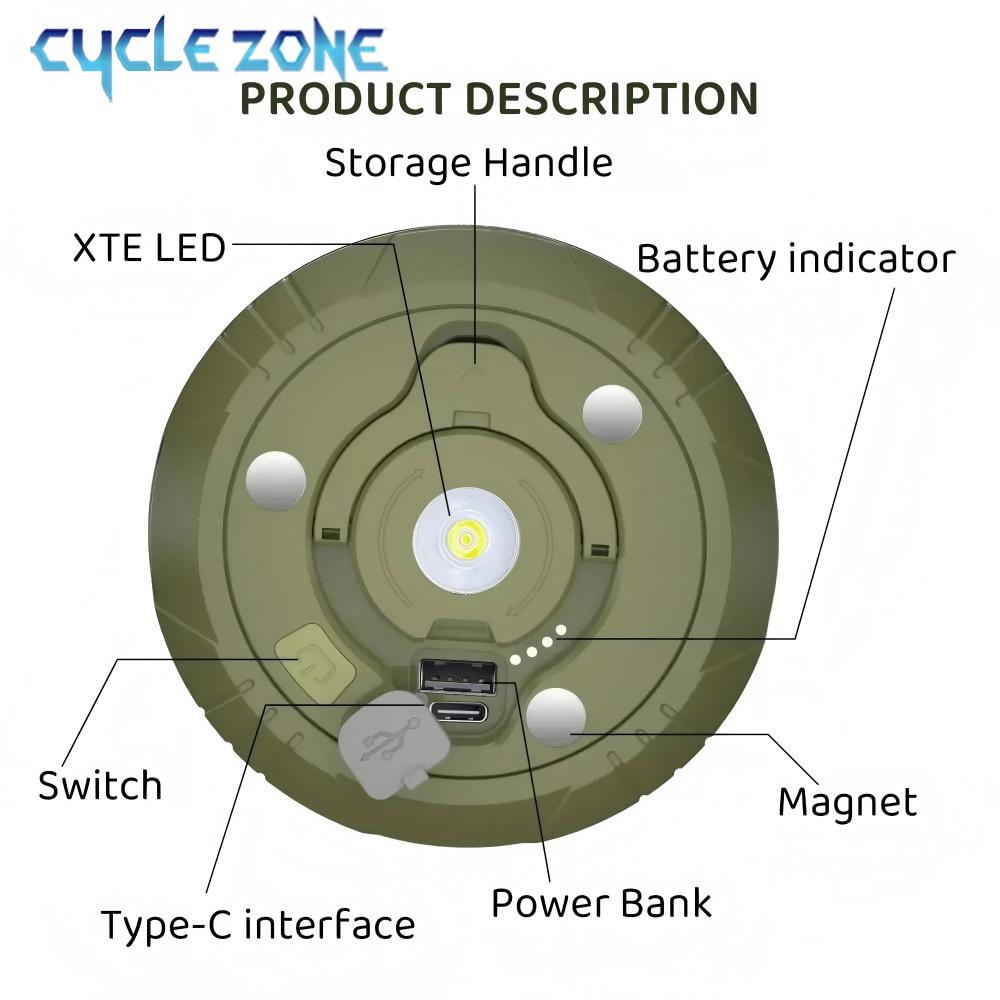 Lampa kempingowa LED z taśmą s – Outdoor Adventure Hunt recenzja i cena