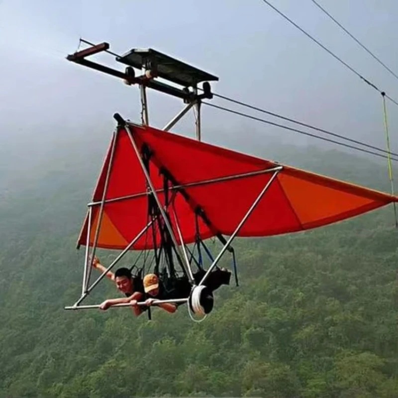 Zewnętrzne liny zjazdowe, huśt – Outdoor Adventure Ziplines & Waterfall recenzja i cena