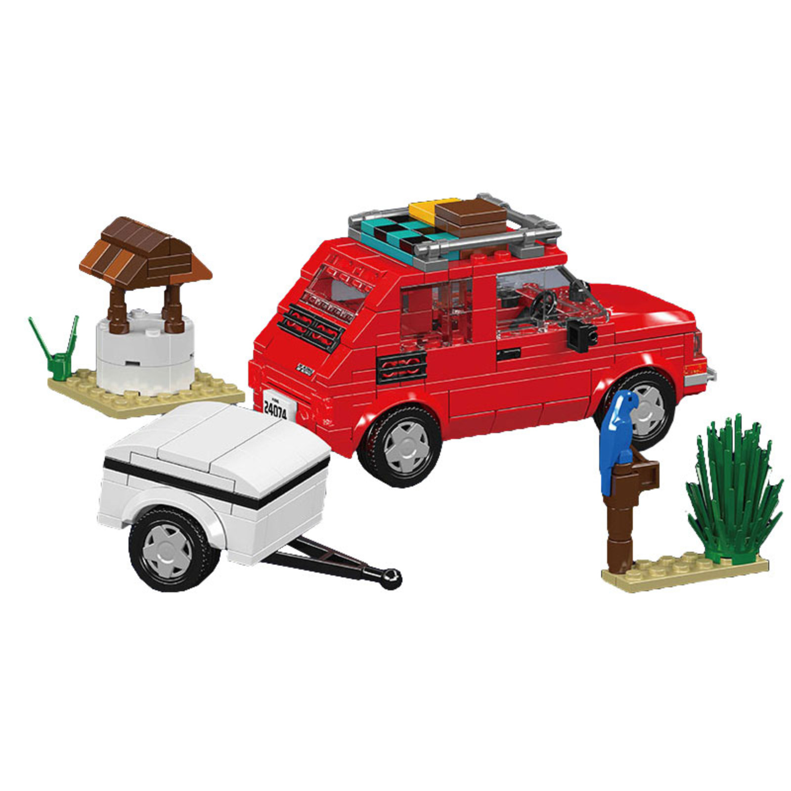 Mould King 24074 No.Fiat 126P  – Outdoor Adventure Toys For Kids recenzja i cena