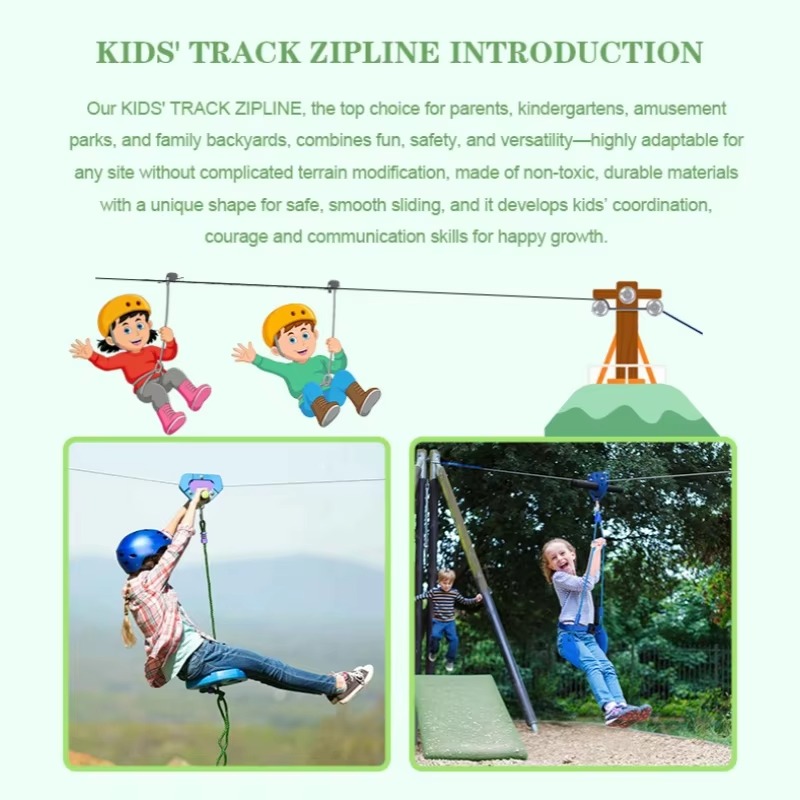 Zestaw do zjeżdżania na linie  – Outdoor Adventure Ziplines & Waterfall recenzja i cena